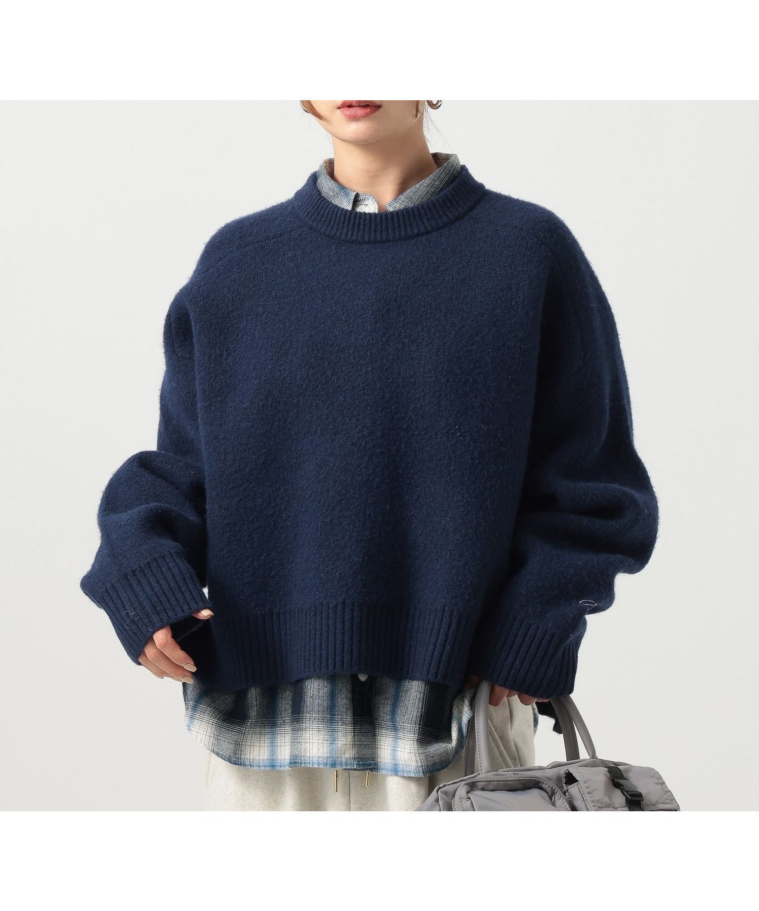 【ベイフロー/BAYFLOW】の≪完売カラー・新色追加 ≫ もっちりした肌触り コンフォートブークレニットプルオーバー インテリア・キッズ・メンズ・レディースファッション・服の通販 founy(ファニー) ファッション Fashion レディースファッション Fashion for Women トップス・カットソー Cut & Sew Tops ニット Knit Tops & Sweaters カジュアルプルオーバー・ニットトップス Pullovers & Knit Tops / Casual Pullovers スリット Slit, Slit Detail センター Center, Center Line バランス Balance, Style Balance ワンポイント One Point, Statement Accent おすすめ Recommended / Our Picks 【WEB限定】ネイビー88|ID: prp329100004749451 ipo3291000000034861391