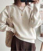 【ラナン/Ranan】のRanan/機能付!スウェットライクニット 人気、トレンドファッション・服の通販 founy(ファニー) ファッション Fashion レディースファッション Fashion for Women トップス・カットソー Cut & Sew Tops ニット Knit Tops & Sweaters レディースパーカー・カジュアルフーディー Casual Hoodies & Sweatshirts スウェット・クルーネックトップス Sweatshirts & Crewnecks / Relaxed Fit Sweat Tops 春 Spring 洗える Machine Washable カーゴパンツ Cargo Pants, Utility Pants 切替 Switching, Contrast Panel スウェット / スエット Sweatshirt, Sweatwear スラックス Slacks, Dress Pants タイトスカート Pencil Skirt, Tight Skirt デニム Denim, Jeans Material トレンド Trend, Trending Now 定番 Standard, Basic Item ボトム Bottoms, Lower Wear ポケット Pocket, Pocket Detail A/W・秋冬 Autumn/Winter thumbnail ライトベージュ|ID: prp329100004749459 ipo3291000000034976913