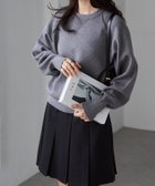 【ラナン/Ranan】のRanan/機能付!スウェットライクニット 人気、トレンドファッション・服の通販 founy(ファニー) ファッション Fashion レディースファッション Fashion for Women トップス・カットソー Cut & Sew Tops ニット Knit Tops & Sweaters レディースパーカー・カジュアルフーディー Casual Hoodies & Sweatshirts スウェット・クルーネックトップス Sweatshirts & Crewnecks / Relaxed Fit Sweat Tops 春 Spring 洗える Machine Washable カーゴパンツ Cargo Pants, Utility Pants 切替 Switching, Contrast Panel スウェット / スエット Sweatshirt, Sweatwear スラックス Slacks, Dress Pants タイトスカート Pencil Skirt, Tight Skirt デニム Denim, Jeans Material トレンド Trend, Trending Now 定番 Standard, Basic Item ボトム Bottoms, Lower Wear ポケット Pocket, Pocket Detail A/W・秋冬 Autumn/Winter thumbnail チャコールグレー|ID: prp329100004749459 ipo3291000000034976918