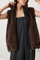 【クリエ コンフォルト/crie conforto】のボアドッキングベスト BRN|ID: prp329100004749462 ipo3291000000034497476