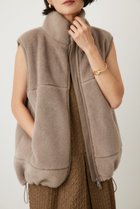 【クリエ コンフォルト/crie conforto】のボアドッキングベスト GREIGE|ID: prp329100004749462 ipo3291000000034497477