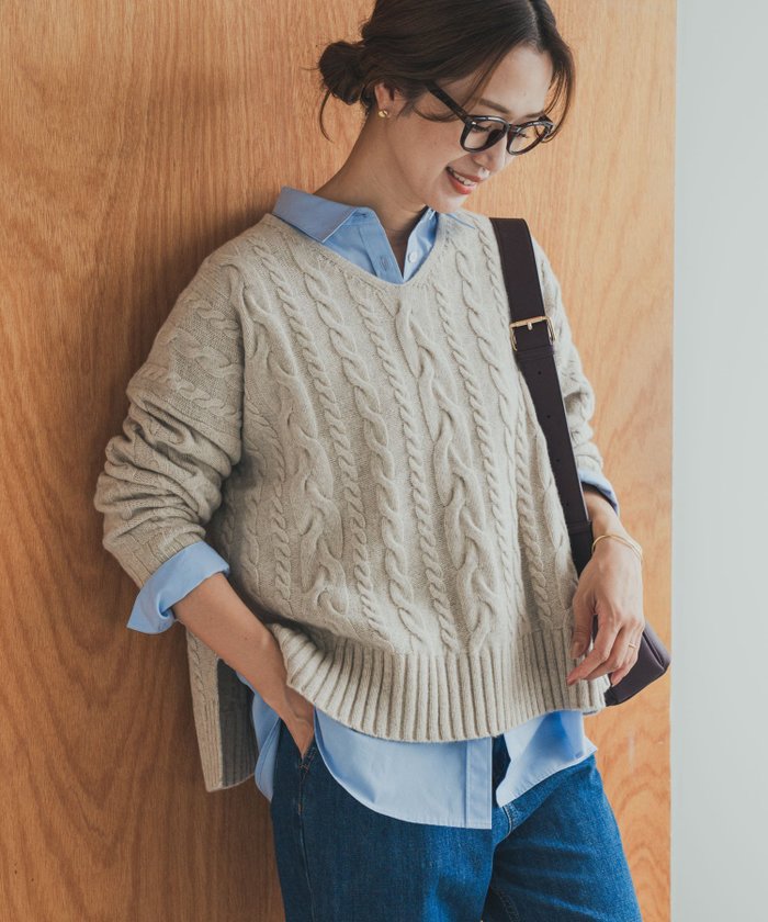 【アーバンリサーチ ドアーズ/URBAN RESEARCH DOORS】のハミルトンウールアラン柄プルオ-バー インテリア・キッズ・メンズ・レディースファッション・服の通販 founy(ファニー) https://founy.com/ ファッション Fashion レディースファッション Fashion for Women クラシック Classic, Timeless Style デニム Denim, Jeans Material 定番 Standard, Basic Item 人気 Popular, Best Seller ワイド Wide, Wide Fit A/W・秋冬 Autumn/Winter 冬 Winter / This Winter 2025年 2025 2025-2026秋冬・A/W Autumn/Winter 2025–26 AW25–26 |ID: prp329100004749477 ipo3291000000034776304