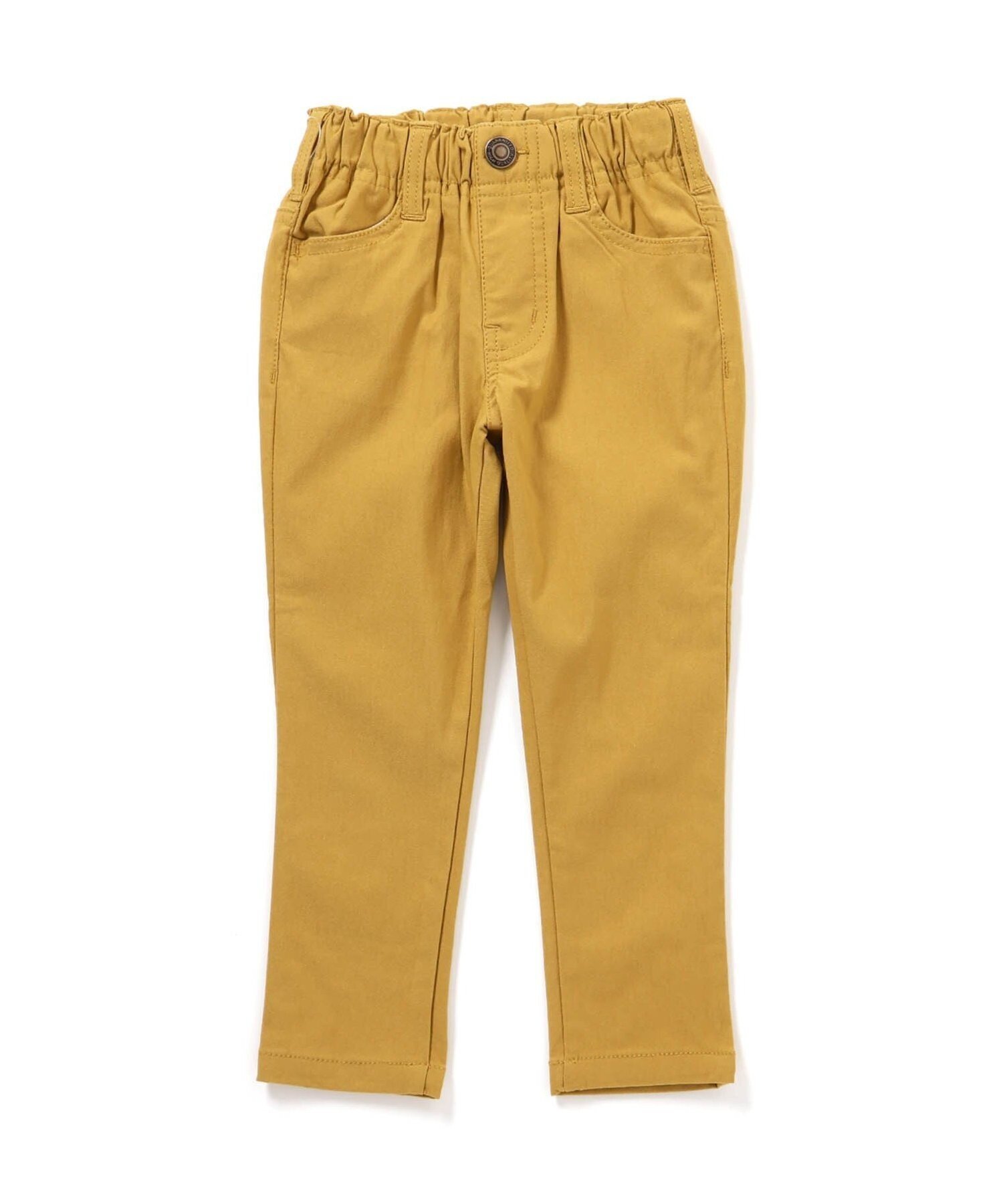 【エフオー オンラインストア/F.O.Online Store / KIDS】のあったからくらくスキニーパンツ 10分丈 インテリア・キッズ・メンズ・レディースファッション・服の通販 founy(ファニー) 　ファッション　Fashion　キッズファッション　Fashion for Kids　ボトムス　Bottoms　おすすめ　Recommended / Our Picks　ブリーチ　Bleach, Washed Finish　ユーズド　Used, Vintage-Look　人気　Popular, Best Seller　マスタード|ID: prp329100004749486 ipo3291000000034343072