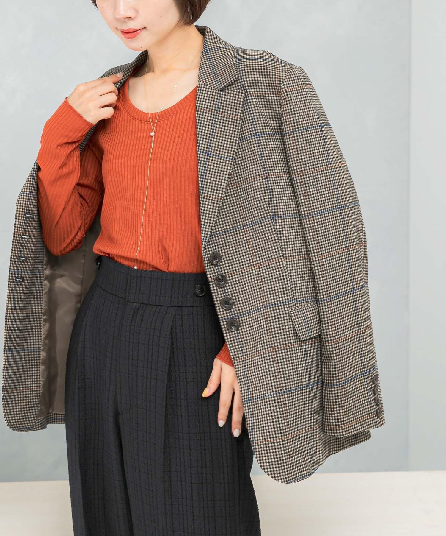 【アーバンリサーチ ロッソ/URBAN RESEARCH ROSSO】のUネックリブプルオーバー インテリア・キッズ・メンズ・レディースファッション・服の通販 founy(ファニー)  ファッション Fashion レディースファッション Fashion for Women トップス・カットソー Cut & Sew Tops カジュアルプルオーバー・ニットトップス Pullovers & Knit Tops / Casual Pullovers 2025年 2025 2025-2026秋冬・A/W Autumn/Winter 2025–26 AW25–26 冬 Winter / This Winter インナー Innerwear ジャケット Jacket, Outerwear フィット Fit, Slim Fit エレガント 上品 Elegant A/W・秋冬 Autumn/Winter RED|ID: prp329100004749529 ipo3291000000034343322