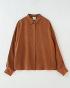 【ローズバッド/ROSE BUD】のL/S SHIRT BROWN|ID: prp329100004749543 ipo3291000000034343400