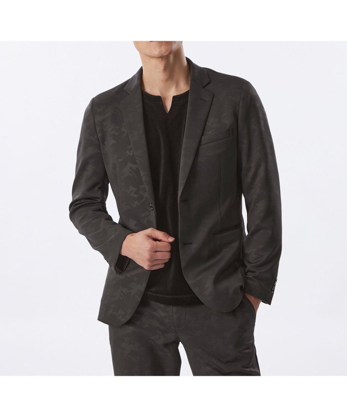 【エポカ/EPOCA / MEN】の【セットアップ対応】カモフラダンボールジャケット インテリア・キッズ・メンズ・レディースファッション・服の通販 founy(ファニー) https://founy.com/ ファッション Fashion メンズファッション Fashion for Men セットアップ Matching Sets ジャケット Jacket, Outerwear ストレッチ Stretch, Stretchy Fabric セットアップ Set-Up, Coordinated Outfit A/W・秋冬 Autumn/Winter |ID: prp329100004749551 ipo3291000000034343444