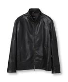 【メンズビギトーキョー/Men's Bigi / MEN】のスタンドカラーシングルライダース レザージャケット 人気、トレンドファッション・服の通販 founy(ファニー) ファッション Fashion メンズファッション Fashion for Men エレガント 上品 Elegant オイル Body Oil ジャケット Jacket, Outerwear スマート Smart, Elegant 定番 Standard, Basic Item 人気 Popular, Best Seller ポケット Pocket, Pocket Detail メタル Metal, Metal Parts thumbnail ブラック|ID: prp329100004749559 ipo3291000000034593897