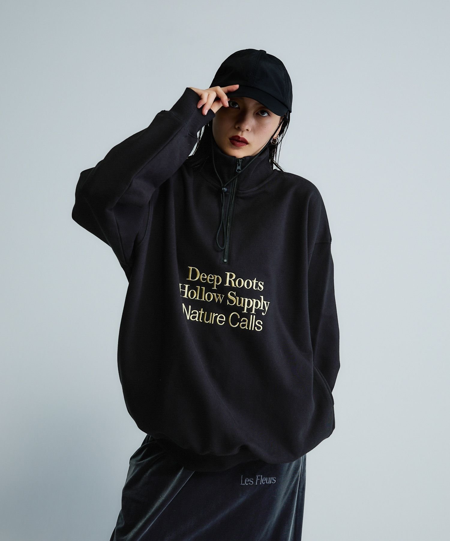 【ジーナシス/JEANASiS】のロゴハーフZIPスウェット インテリア・キッズ・メンズ・レディースファッション・服の通販 founy(ファニー) ファッション Fashion レディースファッション Fashion for Women トップス・カットソー Cut & Sew Tops レディースパーカー・カジュアルフーディー Casual Hoodies & Sweatshirts スウェット・クルーネックトップス Sweatshirts & Crewnecks / Relaxed Fit Sweat Tops インナー Innerwear ジップ Zip, Zipper スウェット / スエット Sweatshirt, Sweatwear タートルネック Turtleneck, High Neck ハーフ Half, Half-Length ベーシック Basic, Essential ボトム Bottoms, Lower Wear ルーズ Loose, Oversized ワーク Workwear, Utility Style 冬 Winter / This Winter おすすめ Recommended / Our Picks ブラック|ID: prp329100004749585 ipo3291000000034613658