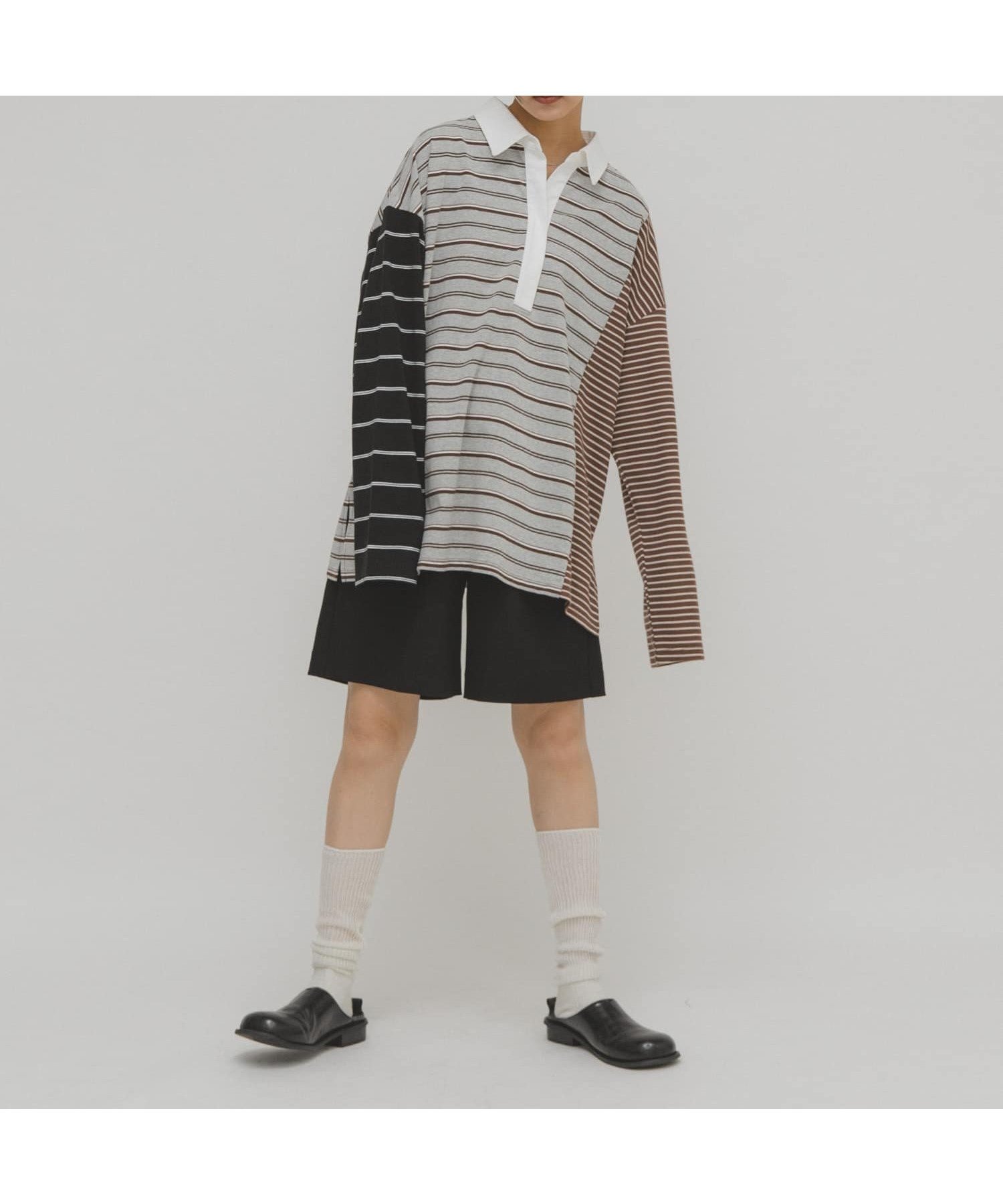 【ケービーエフ/KBF / URBAN RESEARCH】のオーバーサイズラガーシャツ 人気、トレンドファッション・服の通販 founy(ファニー) 　ファッション　Fashion　レディースファッション　Fashion for Women　トップス・カットソー　Cut & Sew Tops　シャツ・ブラウス・オフィスカジュアル　Elegant Blouses & Button-Ups　2025年　2025　2025-2026秋冬・A/W　Autumn/Winter 2025–26 AW25–26　冬　Winter / This Winter　ベーシック　Basic, Essential　ボトム　Bottoms, Lower Wear　ボーダー　Border, Stripe　A/W・秋冬　Autumn/Winter　 other-1|ID: prp329100004749667 ipo3291000000034659375