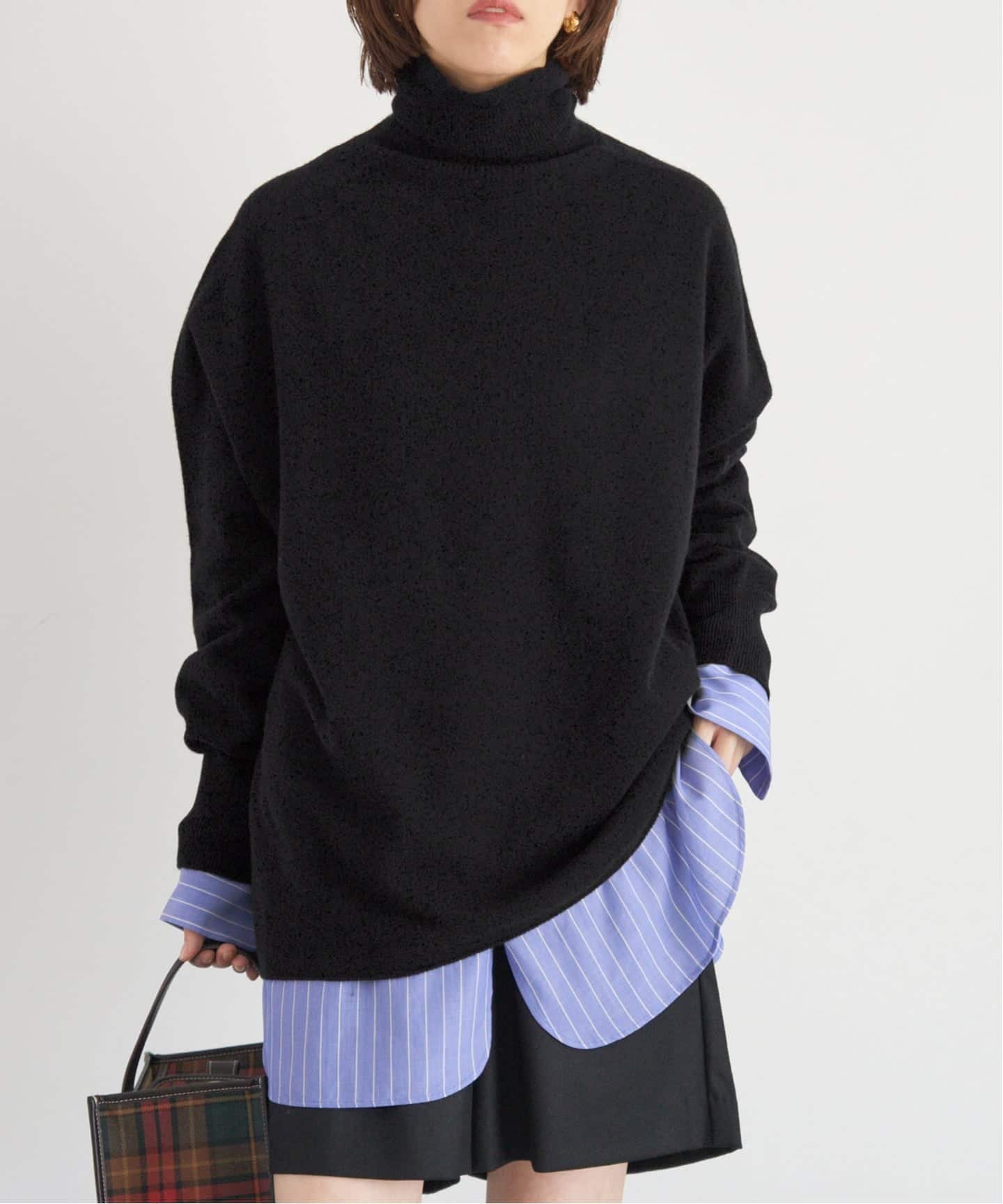 【イエナ/IENA】のFineニュージーウール ハイネックプルオーバー インテリア・キッズ・メンズ・レディースファッション・服の通販 founy(ファニー) 　ファッション　Fashion　レディースファッション　Fashion for Women　トップス・カットソー　Cut & Sew Tops　カジュアルプルオーバー・ニットトップス　Pullovers & Knit Tops / Casual Pullovers　2025年　2025　2025-2026秋冬・A/W　Autumn/Winter 2025–26 AW25–26　ハイネック　High Neck, Mock Neck　ホールガーメント　WholeGarment, Seamless Knit　リラックス　Relax, Relaxed Fit　ブラック|ID: prp329100004749733 ipo3291000000034723648