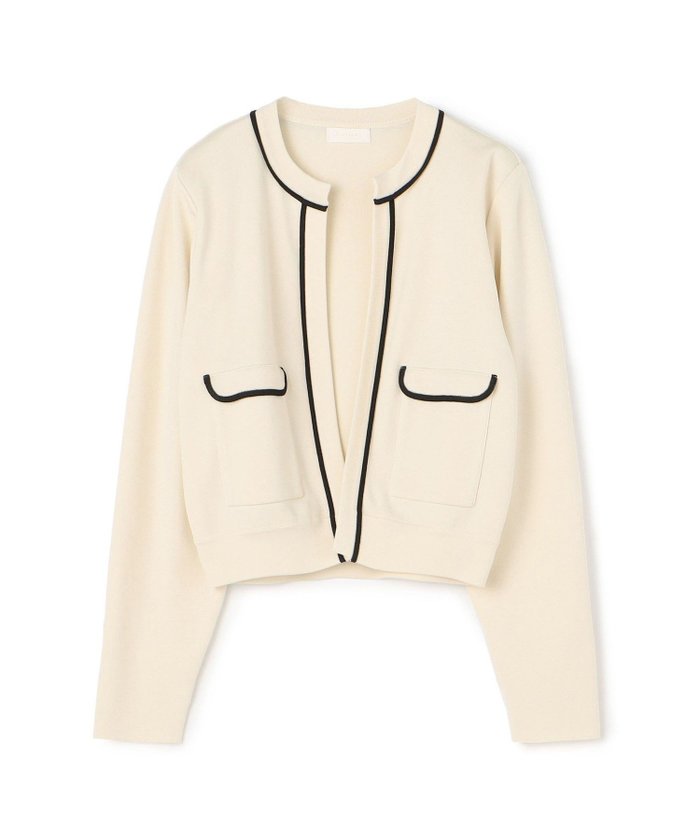 【トゥモローランド/TOMORROWLAND】のミラノリブ クルーネックカーディガン インテリア・キッズ・メンズ・レディースファッション・服の通販 founy(ファニー) https://founy.com/ ファッション Fashion レディースファッション Fashion for Women トップス・カットソー Cut & Sew Tops カーディガン・羽織り Layered Style Cardigans おすすめ Recommended / Our Picks エレガント 上品 Elegant カーディガン Cardigan, Knitwear コンパクト Compact, Small Size デニム Denim, Jeans Material バランス Balance, Style Balance フォルム Silhouette, Form ブルゾン Blouson, Bomber Jacket ポケット Pocket, Pocket Detail ミラノリブ Milano Rib, Milano Stitch |ID: prp329100004749755 ipo3291000000034470315