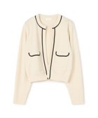 【トゥモローランド/TOMORROWLAND】のミラノリブ クルーネックカーディガン 11 ホワイト|ID: prp329100004749755 ipo3291000000034470316