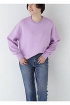 【ヒューマンウーマン/HUMAN WOMAN】のコットンカシミヤジャカードプルオーバー ラベンダー|ID: prp329100004749781 ipo3291000000034390792