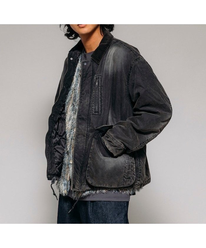 【フリークスストア/FREAK'S STORE】の襟コーデュロイ切り替え コットンナイロンブルゾン 人気、トレンドファッション・服の通販 founy(ファニー) 　ファッション　Fashion　レディースファッション　Fashion for Women　アウター　Coat / Outerwear Collection　ブルゾンジャケット・スポーティアウター　Blouson Jackets　ヴィンテージ　Vintage Style　コーデュロイ　Corduroy, Cord Fabric　今季　This Season, Current Season　ショルダー　Shoulder, Shoulder Strap　シンプル　Simple, Minimal　ジャケット　Jacket, Outerwear　スウェット / スエット　Sweatshirt, Sweatwear　スタイリッシュ　Stylish, Fashionable　スラックス　Slacks, Dress Pants　チェック　Check, Plaid, Tartan　トレンド　Trend, Trending Now　ドロップ　Drop Shoulder, Dropped Style　フラップ　Flap, Flap Pocket　ブルゾン　Blouson, Bomber Jacket　ボックス　Boxy, Box Shape　ポケット　Pocket, Pocket Detail　ワイド　Wide, Wide Fit　A/W・秋冬　Autumn/Winter　冬　Winter / This Winter　おすすめ　Recommended / Our Picks　 other-1|ID: prp329100004749784 ipo3291000000034508965