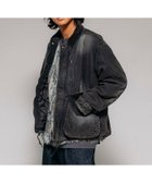 【フリークスストア/FREAK'S STORE】の襟コーデュロイ切り替え コットンナイロンブルゾン ブラック|ID: prp329100004749784 ipo3291000000034508966