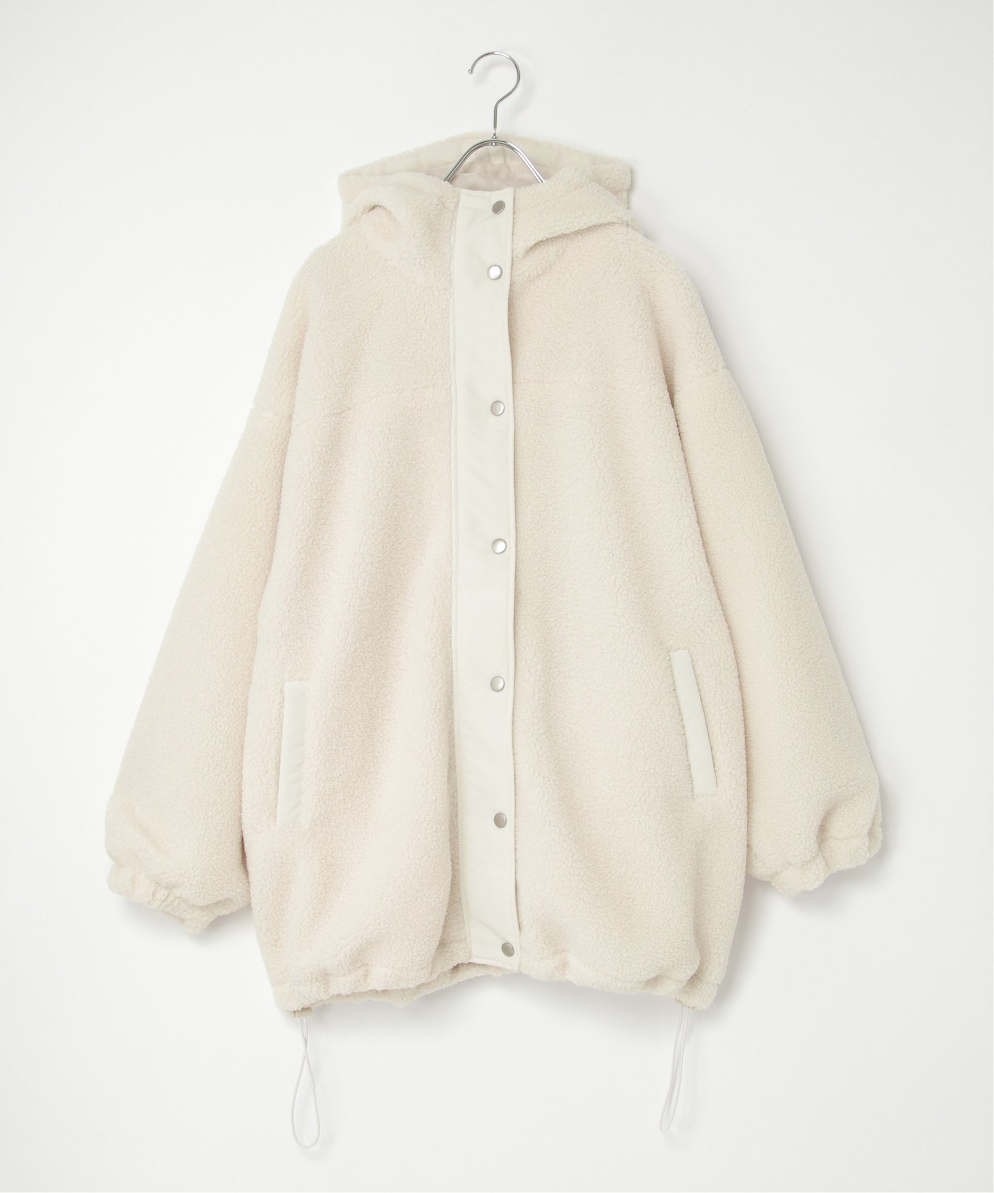 【ノッチ/notch】のボアビッグフードブルゾン インテリア・キッズ・メンズ・レディースファッション・服の通販 founy(ファニー) ファッション Fashion レディースファッション Fashion for Women アウター Coat / Outerwear Collection ブルゾンジャケット・スポーティアウター Blouson Jackets おすすめ Recommended / Our Picks インナー Innerwear トレンド Trend, Trending Now ビッグ Big, Oversized ブロック Block, Solid Block Pattern プリーツ Pleats, Pleated ボトム Bottoms, Lower Wear ワイド Wide, Wide Fit 冬 Winter / This Winter オフホワイト|ID: prp329100004749831 ipo3291000000034642507