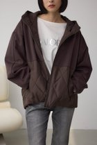 【アズール バイ マウジー/AZUL by moussy】のダンボールドッキングジップパーカー 人気、トレンドファッション・服の通販 founy(ファニー) ファッション Fashion レディースファッション Fashion for Women トップス・カットソー Cut & Sew Tops レディースパーカー・カジュアルフーディー Casual Hoodies & Sweatshirts アンティーク Antique-Inspired キルティング Quilted, Quilting シルバー Silver, Metallic Silver スタイリッシュ Stylish, Fashionable ダウン Down, Puffer リラックス Relax, Relaxed Fit エレガント 上品 Elegant 切替 Switching, Contrast Panel thumbnail BRN|ID: prp329100004749842 ipo3291000000034641445