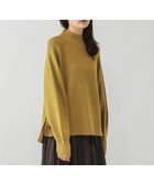 【グローバルワーク/GLOBAL WORK】のメルティハイネックアゼプルオーバー/581157 人気、トレンドファッション・服の通販 founy(ファニー) ファッション Fashion レディースファッション Fashion for Women トップス・カットソー Cut & Sew Tops カジュアルプルオーバー・ニットトップス Pullovers & Knit Tops / Casual Pullovers おすすめ Recommended / Our Picks スリット Slit, Slit Detail ハイネック High Neck, Mock Neck ボトム Bottoms, Lower Wear リラックス Relax, Relaxed Fit エレガント 上品 Elegant thumbnail マスタード68|ID: prp329100004749871 ipo3291000000034472297