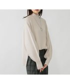 【グローバルワーク/GLOBAL WORK】のメルティハイネックアゼプルオーバー/581157 人気、トレンドファッション・服の通販 founy(ファニー) ファッション Fashion レディースファッション Fashion for Women トップス・カットソー Cut & Sew Tops カジュアルプルオーバー・ニットトップス Pullovers & Knit Tops / Casual Pullovers おすすめ Recommended / Our Picks スリット Slit, Slit Detail ハイネック High Neck, Mock Neck ボトム Bottoms, Lower Wear リラックス Relax, Relaxed Fit エレガント 上品 Elegant thumbnail パールグレージュ06|ID: prp329100004749871 ipo3291000000036070377