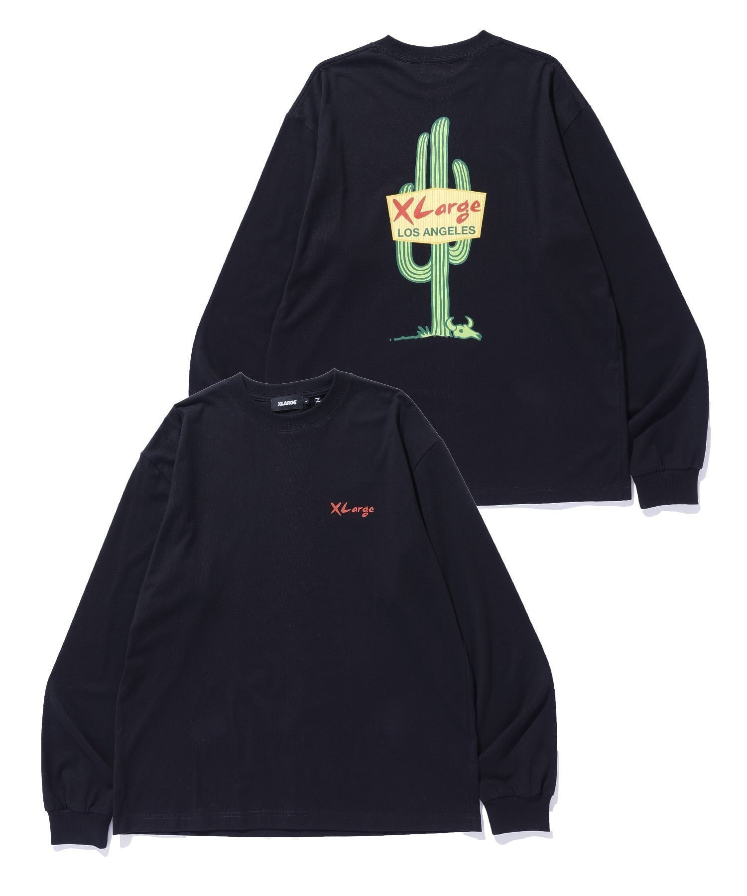 【エクストララージ/XLARGE】のCACTUS L/S TEE インテリア・キッズ・メンズ・レディースファッション・服の通販 founy(ファニー) ファッション Fashion レディースファッション Fashion for Women インナー Innerwear プリント Print, Printed Pattern ベーシック Basic, Essential BLACK|ID: prp329100004749895 ipo3291000000034452769