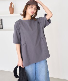 【スタディオ クリップ/studio CLIP】のUSAコットンギャザーチュニック 人気、トレンドファッション・服の通販 founy(ファニー) ファッション Fashion レディースファッション Fashion for Women トップス・カットソー Cut & Sew Tops おすすめ Recommended / Our Picks カットソー Cut and Sewn Top ギャザー Gathered, Ruffled シンプル Simple, Minimal チュニック Tunic, Long Top ベスト Vest, Waistcoat レース Lace, Lace Fabric 定番 Standard, Basic Item 無地 Plain, Solid Color |ID:prp329100004749903