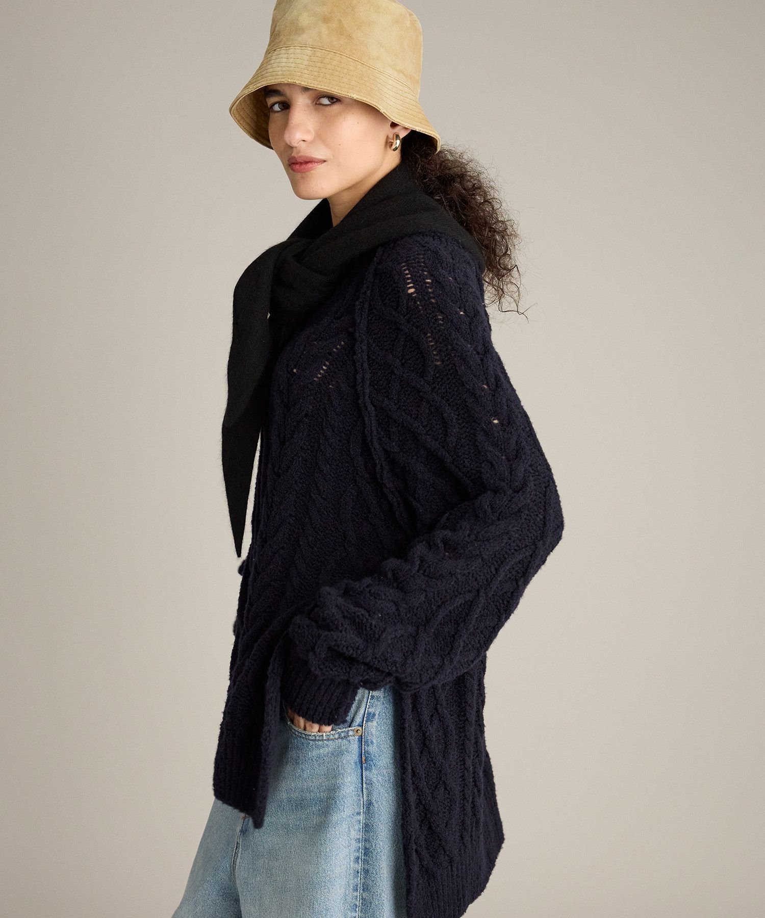 【ブリル/BRILL】のケーブルスリットプルオーバー インテリア・キッズ・メンズ・レディースファッション・服の通販 founy(ファニー) ファッション Fashion レディースファッション Fashion for Women トップス・カットソー Cut & Sew Tops カジュアルプルオーバー・ニットトップス Pullovers & Knit Tops / Casual Pullovers 秋 Autumn ダークネーイビー89|ID: prp329100004749915 ipo3291000000034625541