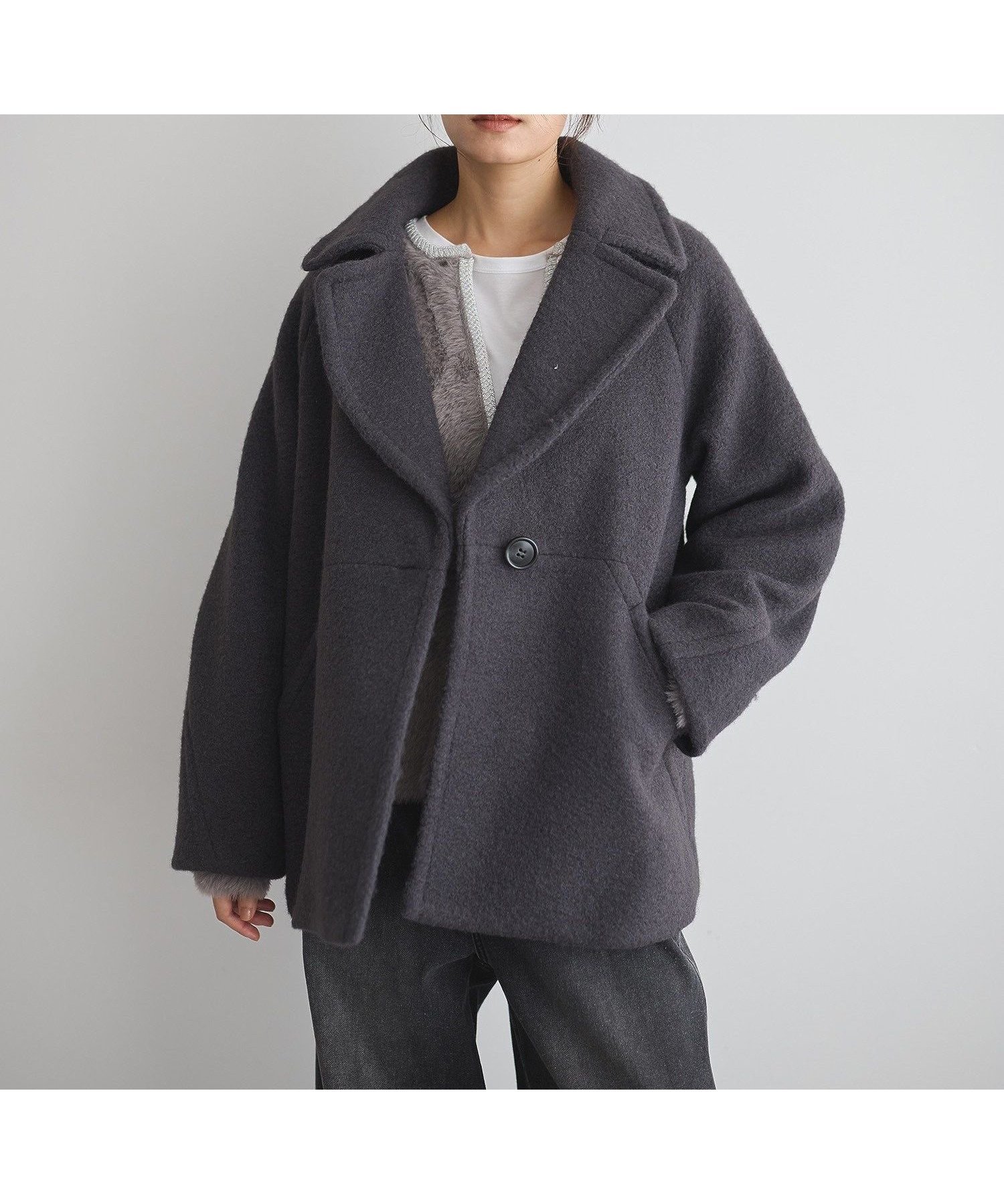 【ガレージ オブ グッド クロージング/GARAGE OF GOOD CLOTHING】のライトウエーブニットPコート 人気、トレンドファッション・服の通販 founy(ファニー)  ファッション Fashion レディースファッション Fashion for Women アウター Coat / Outerwear Collection コート・ロングコート・ピーコート Long Coats, Peacoats & More Pコート Pea Coats おすすめ Recommended / Our Picks ストレッチ Stretch, Stretchy Fabric ポケット Pocket, Pocket Detail 冬 Winter / This Winter ビジネス 仕事 通勤 Business / Work / Commuting  other-1|ID: prp329100004749917 ipo3291000000034345677
