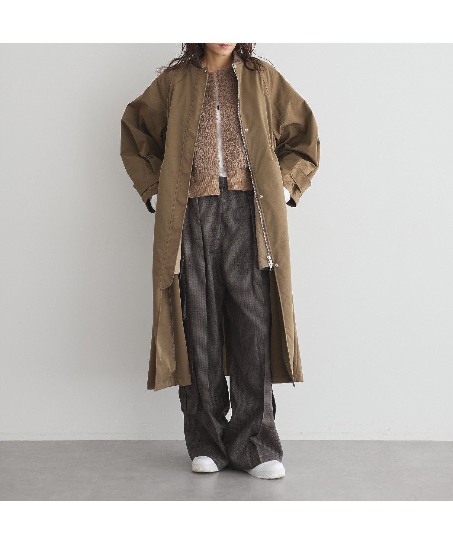 【ガレージ オブ グッド クロージング/GARAGE OF GOOD CLOTHING】のライナー付きブルゾンコート インテリア・キッズ・メンズ・レディースファッション・服の通販 founy(ファニー)  ファッション Fashion レディースファッション Fashion for Women アウター Coat / Outerwear Collection コート・ロングコート・ピーコート Long Coats, Peacoats & More ブルゾンジャケット・スポーティアウター Blouson Jackets ブルゾン Blouson, Bomber Jacket ポケット Pocket, Pocket Detail ライナー Liner, Inner Layer モカ|ID: prp329100004749921 ipo3291000000034345705