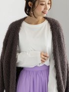 【テチチ/Te chichi】の【泉 里香さん着用Oggi.jp10/23掲載】シルケットロングスリーブTシャツ オフホワイト|ID: prp329100004749935 ipo3291000000034381799