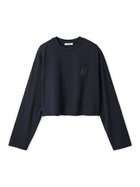 【ミラオーウェン/Mila Owen】のサガララメ刺繍ロンT 人気、トレンドファッション・服の通販 founy(ファニー) ファッション Fashion レディースファッション Fashion for Women トップス・カットソー Cut & Sew Tops ロングTシャツ・Tシャツ Longline T-Shirts & Tees シンプル Simple, Minimal スマート Smart, Elegant スリーブ Sleeve, Long Sleeve / Short Sleeve ロング Long, Long-Length ワイド Wide, Wide Fit ワンポイント One Point, Statement Accent ヴィンテージ Vintage Style エレガント 上品 Elegant thumbnail NVY[089]|ID: prp329100004749939 ipo3291000000034449680