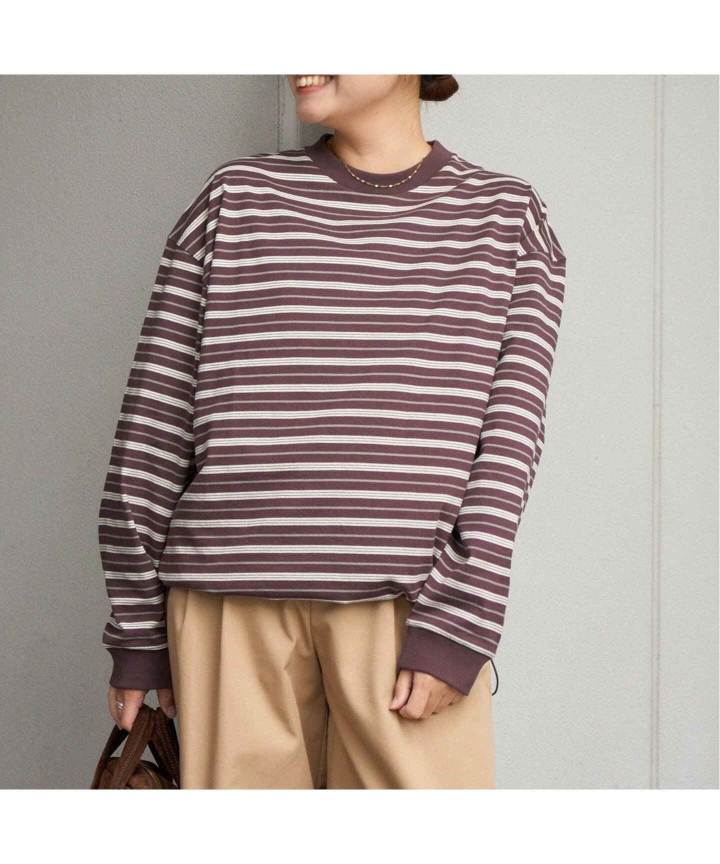 【ジャーナルスタンダード/JOURNAL STANDARD】の《追加 3》シャーリングロングスリーブTシャツ インテリア・キッズ・メンズ・レディースファッション・服の通販 founy(ファニー)  ファッション Fashion レディースファッション Fashion for Women トップス・カットソー Cut & Sew Tops シャツ・ブラウス・オフィスカジュアル Elegant Blouses & Button-Ups ロングTシャツ・Tシャツ Longline T-Shirts & Tees インナー Innerwear シャーリング Shirring, Ruched シンプル Simple, Minimal トレンド Trend, Trending Now ドローコード Drawcord, Drawstring Cord ロング Long, Long-Length ブラウン C|ID: prp329100004749942 ipo3291000000034345782