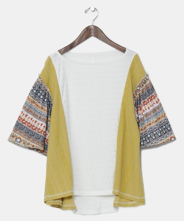 【アミナコレクション/Amina Collection】の【チャイハネ】バッジーTOP インテリア・キッズ・メンズ・レディースファッション・服の通販 founy(ファニー) 　ファッション　Fashion　レディースファッション　Fashion for Women　ワンピース　Dresses　カラフル　Colorful Design　フレア　Flare, Flared　モチーフ　Motif, Design Theme　ホワイト|ID: prp329100004749949 ipo3291000000034486520