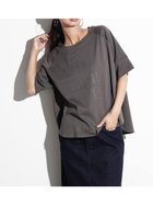 【ヴァン/Vin】のチェックロゴカットソー チャコールグレー|ID: prp329100004749977 ipo3291000000034380858