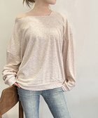 【ミニミニストア/miniministore】の2WAY アシンメトリーネックトップス ベージュ|ID: prp329100004749981 ipo3291000000034380935