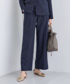 【インディヴィ/INDIVI】の【洗える/通勤/スーツ】メランジストレッチ ワイドパンツ 人気、トレンドファッション・服の通販 founy(ファニー) ファッション Fashion レディースファッション Fashion for Women パンツ Pants & Trousers スーツ Business Suits & Workwear スーツパンツ・ドレスパンツ Suit Pants / Office Trousers / Dress Pants 洗える Machine Washable ジャケット Jacket, Outerwear ストレッチ Stretch, Stretchy Fabric スマート Smart, Elegant スーツ Suit, Formalwear セットアップ Set-Up, Coordinated Outfit センター Center, Center Line ポケット Pocket, Pocket Detail マニッシュ Mannish, Boyish ワイド Wide, Wide Fit エレガント 上品 Elegant ビジネス 仕事 通勤 Business / Work / Commuting thumbnail ネイビー|ID: prp329100004750382 ipo3291000000034881079