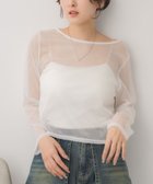【レトロガール/RETRO GIRL】のクルーネックシアートップス 人気、トレンドファッション・服の通販 founy(ファニー) ファッション Fashion レディースファッション Fashion for Women トップス・カットソー Cut & Sew Tops おすすめ Recommended / Our Picks インナー Innerwear カットソー Cut and Sewn Top キャミソール Camisole, Spaghetti Strap Top サロペット Overalls, Salopette シンプル Simple, Minimal トレンド Trend, Trending Now ビスチェ Bustier, Corset Top ベーシック Basic, Essential 春 Spring 秋 Autumn thumbnail オフホワイト|ID: prp329100004750389 ipo3291000000034348897