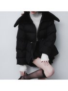 【セルフォード/CELFORD】の【撥水加工】ファー襟付きキルティングショートコート 人気、トレンドファッション・服の通販 founy(ファニー) ファッション Fashion レディースファッション Fashion for Women アウター Coat / Outerwear Collection コート・ロングコート・ピーコート Long Coats, Peacoats & More ウェーブ Wavy Pattern シェイプ Shape, Slim Fit ショート Short, Short Length スマート Smart, Elegant タフタ Taffeta, Structured Fabric フェイクファー Faux Fur, Imitation Fur フレア Flare, Flared おすすめ Recommended / Our Picks エレガント 上品 Elegant thumbnail BLK[009]|ID: prp329100004750416 ipo3291000000034570073