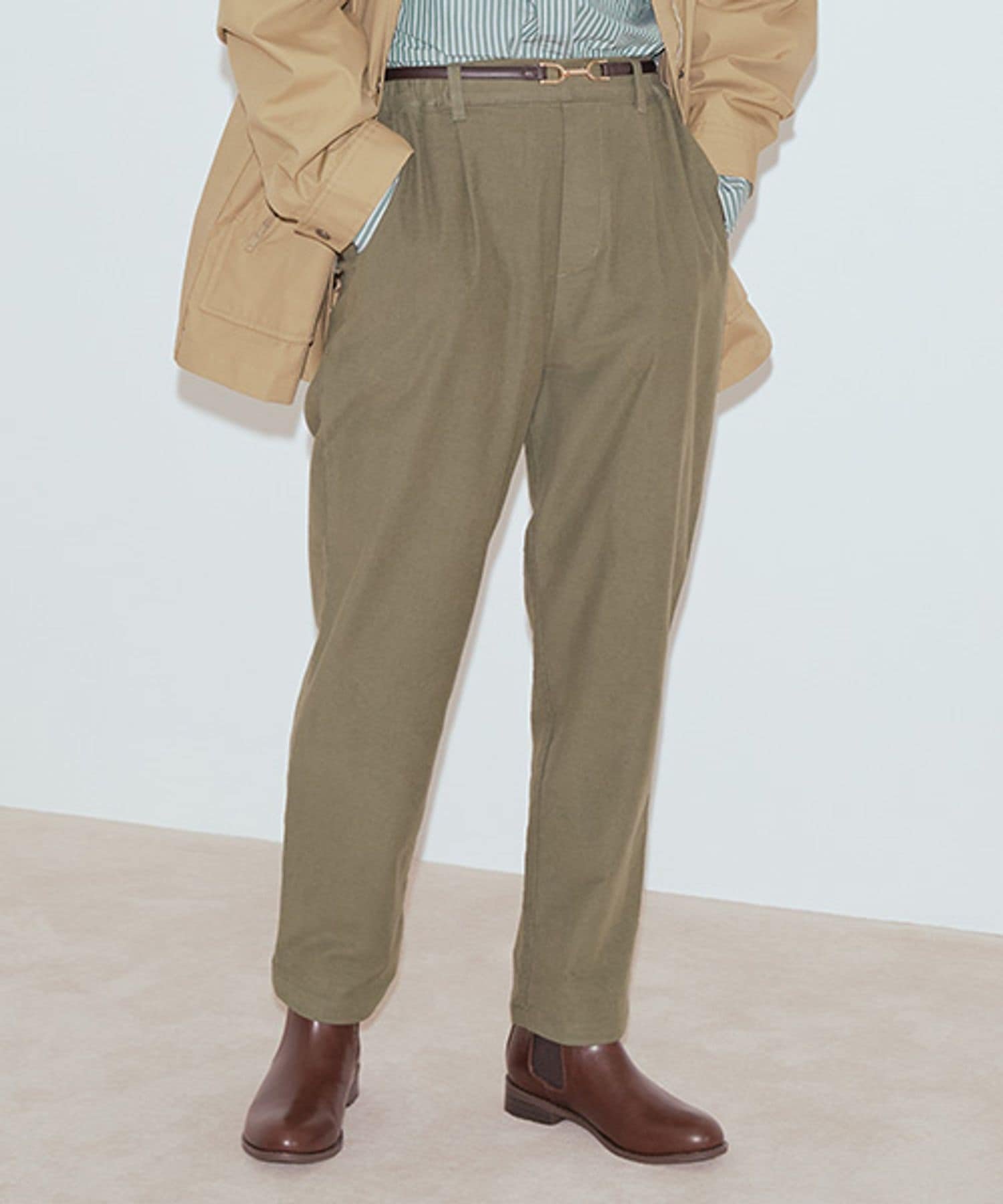 【スタディオ クリップ/studio CLIP】のやわらかストレッチテーパードイージーパンツ プチ・プラスサイズあり インテリア・キッズ・メンズ・レディースファッション・服の通販 founy(ファニー) ファッション Fashion レディースファッション Fashion for Women パンツ Pants & Trousers おすすめ Recommended / Our Picks ストレッチ Stretch, Stretchy Fabric チュニック Tunic, Long Top ベーシック Basic, Essential リラックス Relax, Relaxed Fit 人気 Popular, Best Seller 今季 This Season, Current Season ライトカーキ77|ID: prp329100004750428 ipo3291000000034903410