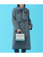 【セルフォード/CELFORD】のリボンストール付きノーカラーコート 人気、トレンドファッション・服の通販 founy(ファニー) ファッション Fashion レディースファッション Fashion for Women アウター Coat / Outerwear Collection コート・ロングコート・ピーコート Long Coats, Peacoats & More エレガント 上品 Elegant ストール Stole, Wrap スマート Smart, Elegant リボン Ribbon, Bow thumbnail CGRY[007]|ID: prp329100004750430 ipo3291000000034782841