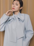 【セルフォード/CELFORD】のリボンストール付きノーカラーコート 人気、トレンドファッション・服の通販 founy(ファニー) ファッション Fashion レディースファッション Fashion for Women アウター Coat / Outerwear Collection コート・ロングコート・ピーコート Long Coats, Peacoats & More エレガント 上品 Elegant ストール Stole, Wrap スマート Smart, Elegant リボン Ribbon, Bow thumbnail SAX[083]|ID: prp329100004750430 ipo3291000000034782843