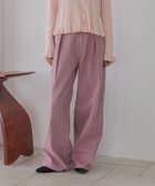 【ローリーズファーム/LOWRYS FARM】のタックワイドデニム パープル95|ID: prp329100004750435 ipo3291000000034665491