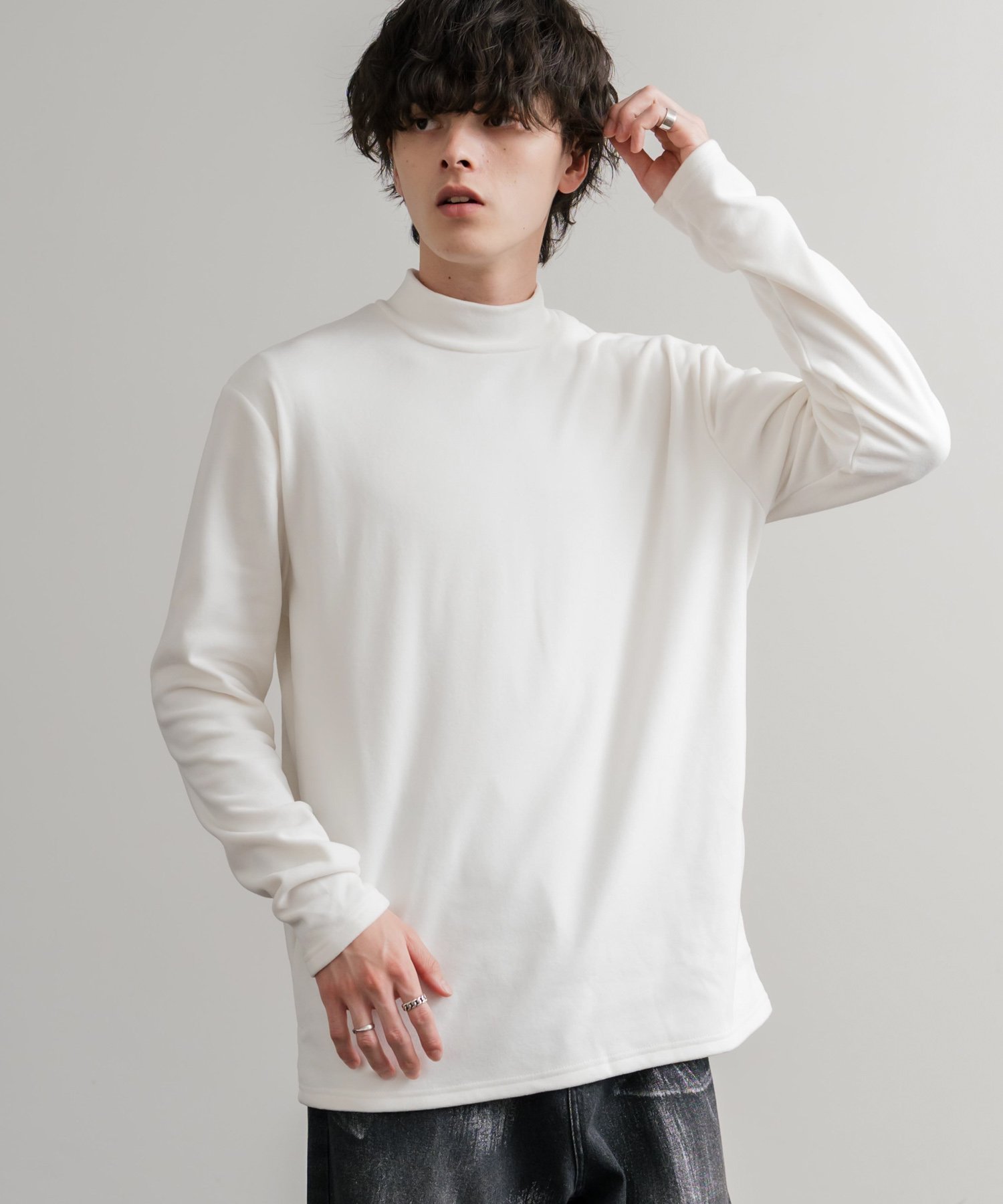 【ロッキーモンロー/Rocky Monroe】のストレッチフリースハイネック長袖Tシャツ 人気、トレンドファッション・服の通販 founy(ファニー) ファッション Fashion レディースファッション Fashion for Women トップス・カットソー Cut & Sew Tops シャツ・ブラウス・オフィスカジュアル Elegant Blouses & Button-Ups ロングTシャツ・Tシャツ Longline T-Shirts & Tees インナー Innerwear シンプル Simple, Minimal ストレッチ Stretch, Stretchy Fabric 長袖 Long Sleeve, Full Sleeve ハイネック High Neck, Mock Neck フォルム Silhouette, Form メンズ Men's, Menswear リラックス Relax, Relaxed Fit ロング Long, Long-Length 再入荷 Restock / Back in Stock おすすめ Recommended / Our Picks エレガント 上品 Elegant other-1|ID: prp329100004750436 ipo3291000000034446146