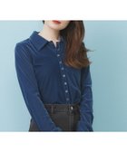 【インデックス/INDEX】の衿付きベロアジャージトップス【洗濯機OK】 人気、トレンドファッション・服の通販 founy(ファニー) ファッション Fashion レディースファッション Fashion for Women トップス・カットソー Cut & Sew Tops ベロアトップス Velour Tops / Velvet-Look Items エレガント 上品 Elegant シンプル Simple, Minimal スタイリッシュ Stylish, Fashionable ストレッチ Stretch, Stretchy Fabric スマート Smart, Elegant スリム Slim, Slim Fit トレンド Trend, Trending Now フィット Fit, Slim Fit ベロア Velour, Soft Velvet 羽織 Haori, Light Jacket 長袖 Long Sleeve, Full Sleeve thumbnail ブルー|ID: prp329100004750441 ipo3291000000034693530