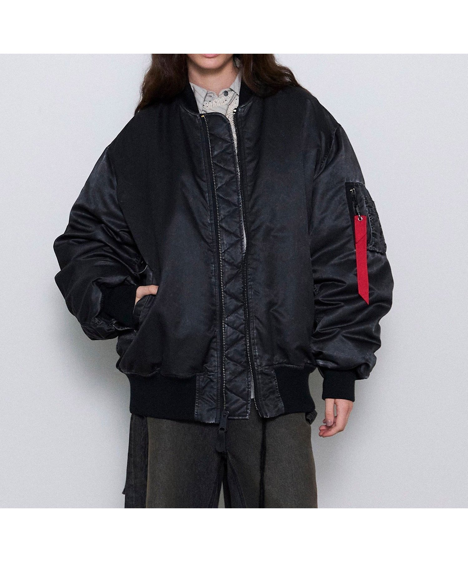 【メゾンスペシャル/MAISON SPECIAL】の【ALPHA*MAISON SPECIAL】MA-1 SCRATCH CORE SPEC インテリア・キッズ・メンズ・レディースファッション・服の通販 founy(ファニー) 　ファッション　Fashion　レディースファッション　Fashion for Women　アウター　Coat / Outerwear Collection　MA-1ジャケット　MA-1 Bomber Jackets / Flight Jackets　ヴィンテージ　Vintage Style　軽量　Lightweight, Ultra Light　ショート　Short, Short Length　ジャケット　Jacket, Outerwear　ストライプ　Stripe, Striped Pattern　定番　Standard, Basic Item　ポケット　Pocket, Pocket Detail　別注　Limited Edition, Custom Order　防寒　Cold Protection, Winter-Ready　ミリタリー　Military, Army Style　ライニング　Inner Lining, Inner Fabric, Lined　リバーシブル　Reversible, Two-Sided　BLK|ID: prp329100004750473 ipo3291000000034516879