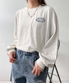 【アズノウアズ プラス/AS KNOW AS plus】の○楕円ロゴ刺繍 プリントロンT 人気、トレンドファッション・服の通販 founy(ファニー) ファッション Fashion レディースファッション Fashion for Women トップス・カットソー Cut & Sew Tops ロングTシャツ・Tシャツ Longline T-Shirts & Tees 人気 Popular, Best Seller プリント Print, Printed Pattern 再入荷 Restock / Back in Stock thumbnail オートミール5|ID: prp329100004750491 ipo3291000000034582795