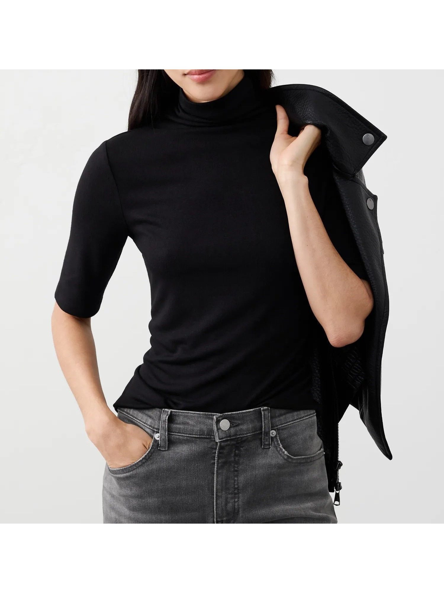 【バナナリパブリック ファクトリーストア/BANANA REPUBLIC FACTORY STORE】のBANANA REPUBLIC FACTORY STORE ソフトラックス タートルネックトップ 人気、トレンドファッション・服の通販 founy(ファニー) ファッション Fashion レディースファッション Fashion for Women トップス・カットソー Cut & Sew Tops タートルネック・ハイネックトップス Turtlenecks & High-Neck Tops ジャケット Jacket, Outerwear タートルネック Turtleneck, High Neck ハイネック High Neck, Mock Neck ベスト Vest, Waistcoat ベーシック Basic, Essential other-1|ID: prp329100004750495 ipo3291000000034465671