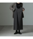 【ナノ ユニバース/nano universe】の前後2wayクルーネックストレートラインジャンスカ チャコール3|ID: prp329100004750527 ipo3291000000034480918