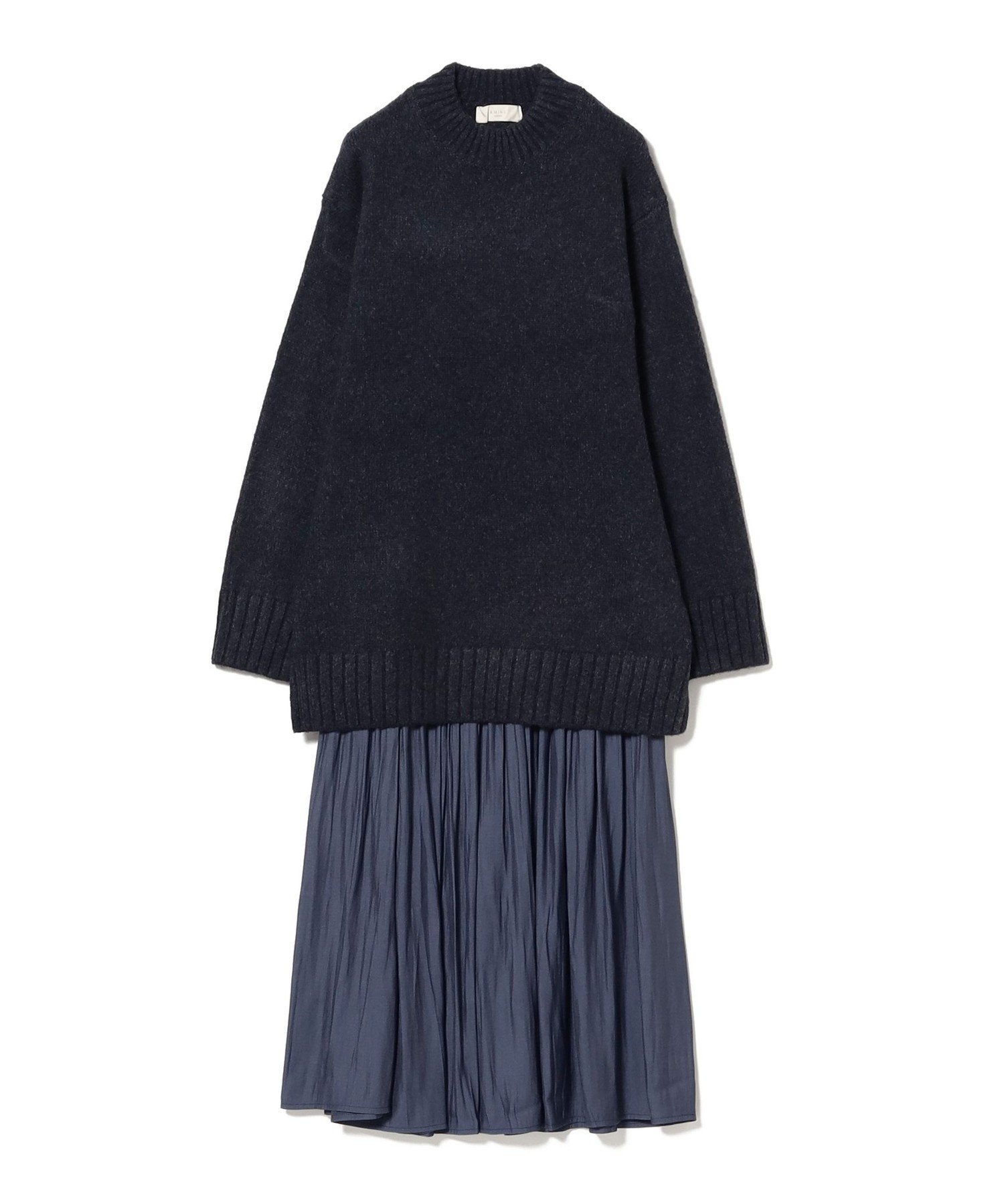 【ビームス ウイメン/BEAMS】のニット * インナーキャミワンピース セット(S~M) 人気、トレンドファッション・服の通販 founy(ファニー) 　ファッション　Fashion　レディースファッション　Fashion for Women　ワンピース　Dresses　キャミソールワンピース　Camisole Dresses　インナー　Innerwear　秋　Autumn　キャミワンピース　Cami Dress, Slip Dress　シャーリング　Shirring, Ruched　シンプル　Simple, Minimal　センター　Center, Center Line　チュニック　Tunic, Long Top　リラックス　Relax, Relaxed Fit　再入荷　Restock / Back in Stock　おすすめ　Recommended / Our Picks　 other-1|ID: prp329100004750539 ipo3291000000034643425