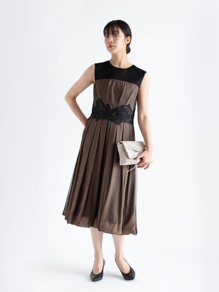 【ヴァン/Vin】のウエストレースバルーンチュールドレス インテリア・キッズ・メンズ・レディースファッション・服の通販 founy(ファニー) https://founy.com/ ファッション Fashion レディースファッション Fashion for Women ワンピース Dresses フォーマル・パーティードレス・結婚式用ドレス Elegant & Casual Dresses オーガンジー Organza Fabric チュール Tulip, Tulip Motif ドレス Dress, One-Piece バルーン Balloon, Balloon Silhouette レース Lace, Lace Fabric エレガント 上品 Elegant |ID: prp329100004750566 ipo3291000000034589878