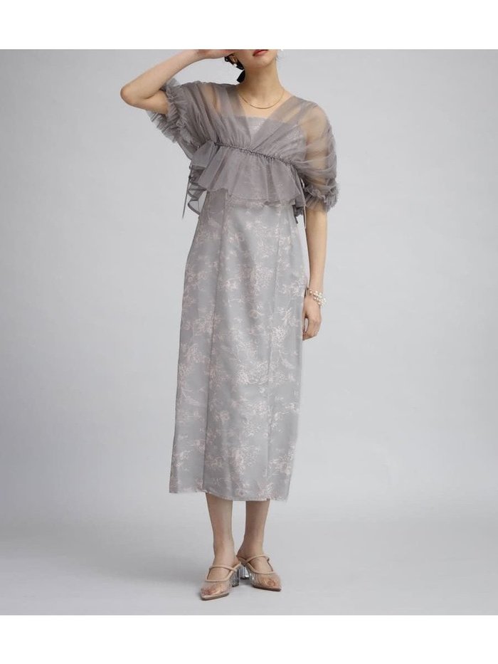 【ラシュッド/LASUD】のチュールボレロフラワードレス インテリア・キッズ・メンズ・レディースファッション・服の通販 founy(ファニー) https://founy.com/ ファッション Fashion レディースファッション Fashion for Women アウター Coat / Outerwear Collection ボレロ・ショート丈ジャケット / ドレス羽織りに Boleros & Short Jackets ワンピース Dresses フォーマル・パーティードレス・結婚式用ドレス Elegant & Casual Dresses おすすめ Recommended / Our Picks シャーリング Shirring, Ruched フラワー Flower, Floral ボレロ Bolero, Short Cardigan モチーフ Motif, Design Theme |ID: prp329100004750569 ipo3291000000035012019